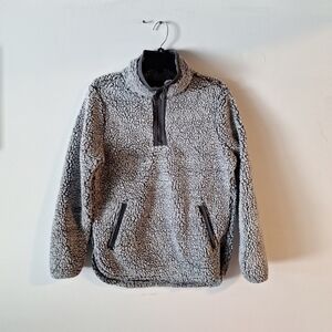 Womens medium Cozy Sherpa 1/4 zip pullover